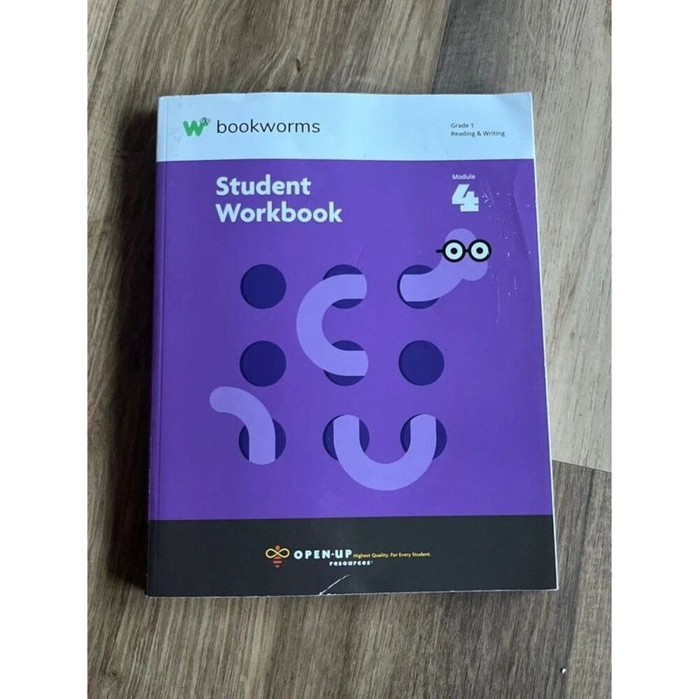 Bookworms Reading & Writing, Kindergarten, Student Workbook, Module 4